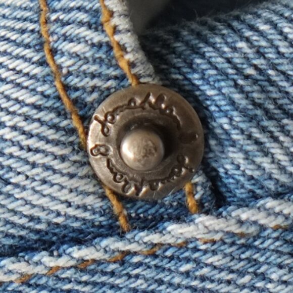 Vintage 90s jonathan g boho straight-leg acid wash jeans - Picture 4 of 6